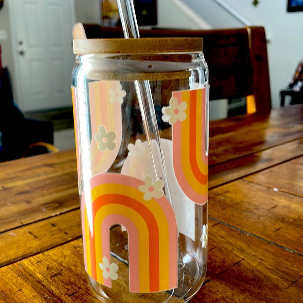 16 ounce glass tumbler